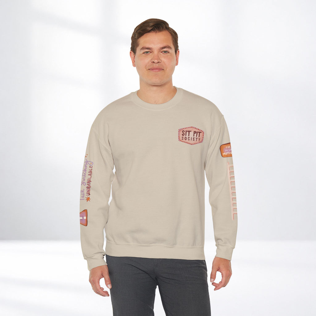 Sit Pit Society Crewneck Sweatshirt