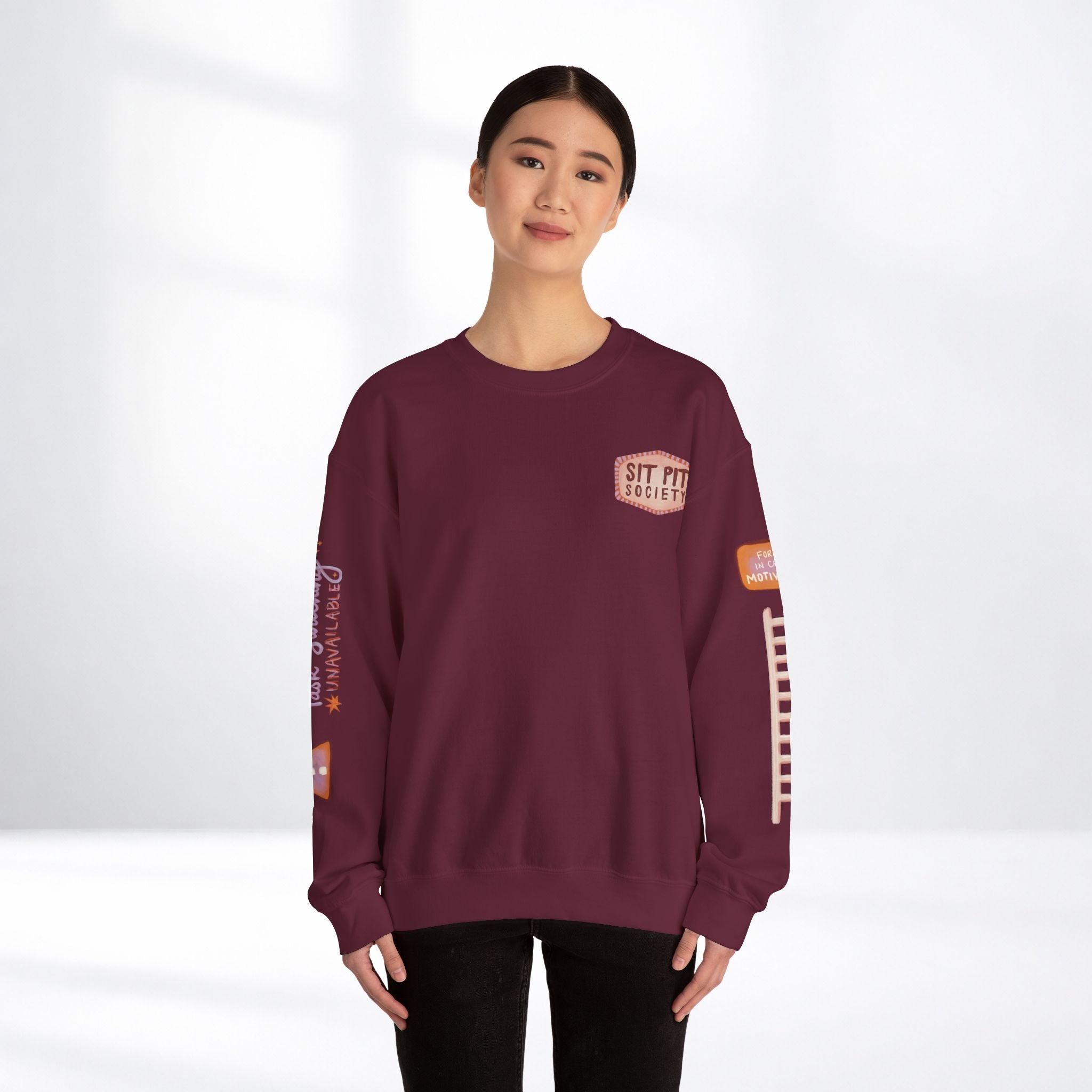 Sit Pit Society Crewneck Sweatshirt