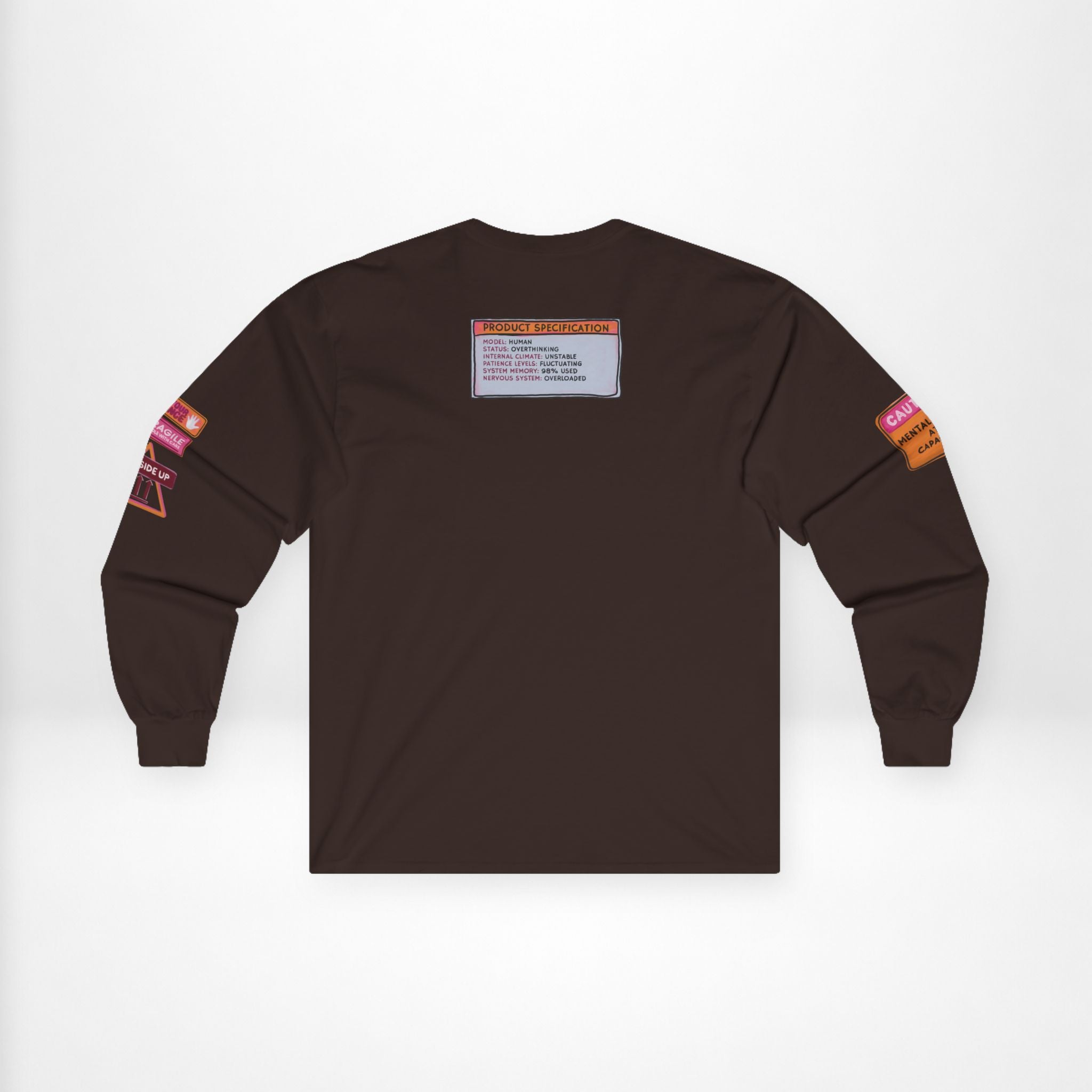 Mentally Shaken Cotton Long Sleeve Tee