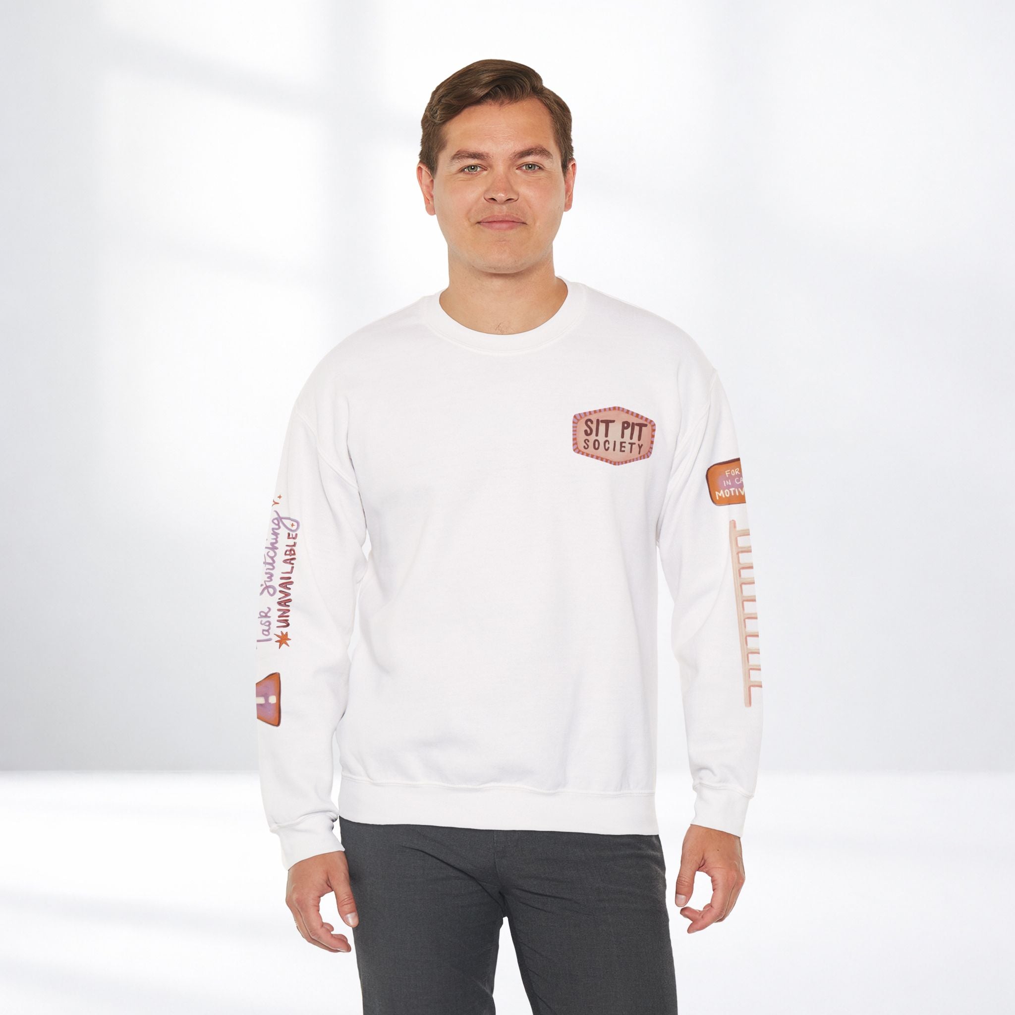 Sit Pit Society Crewneck Sweatshirt