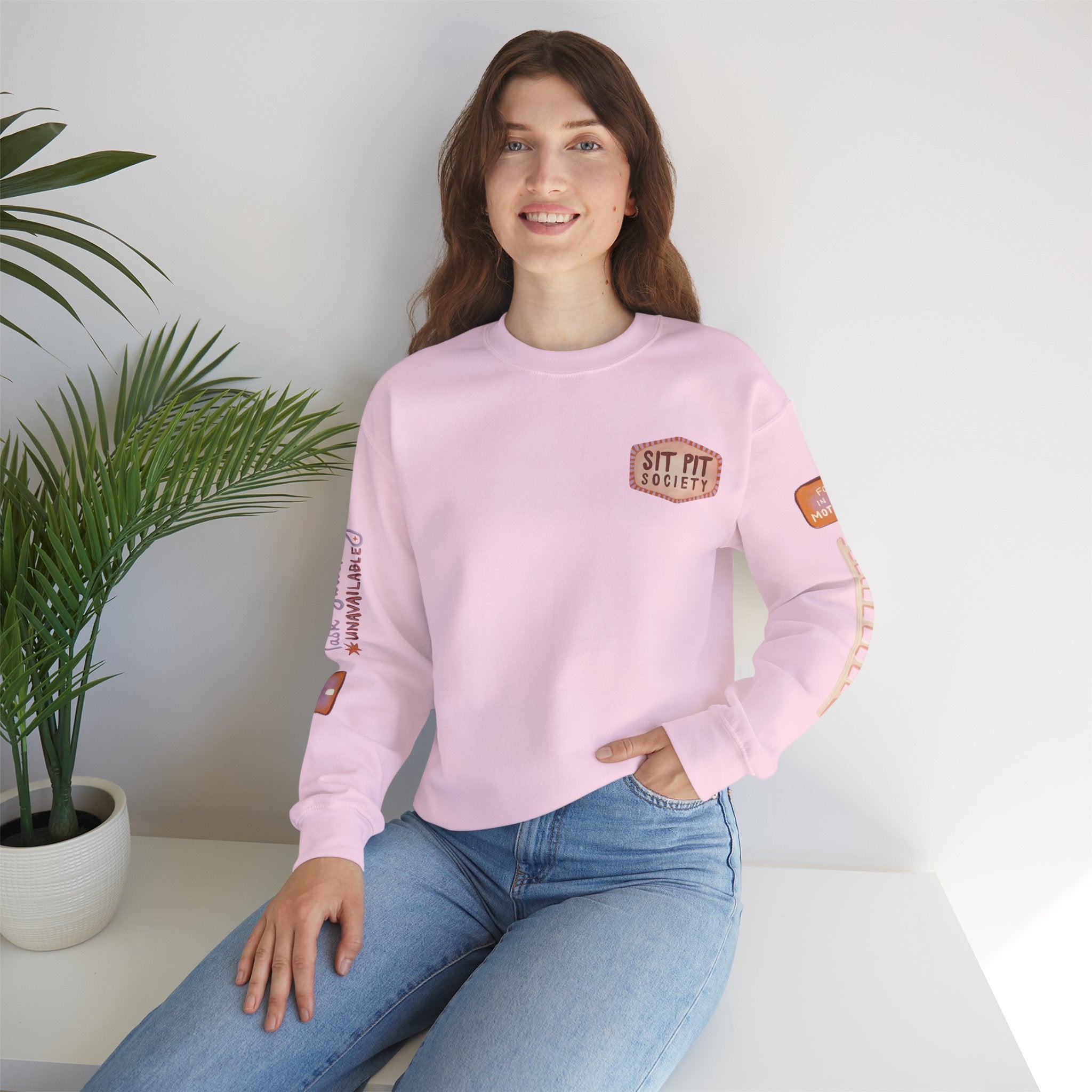 Sit Pit Society Crewneck Sweatshirt