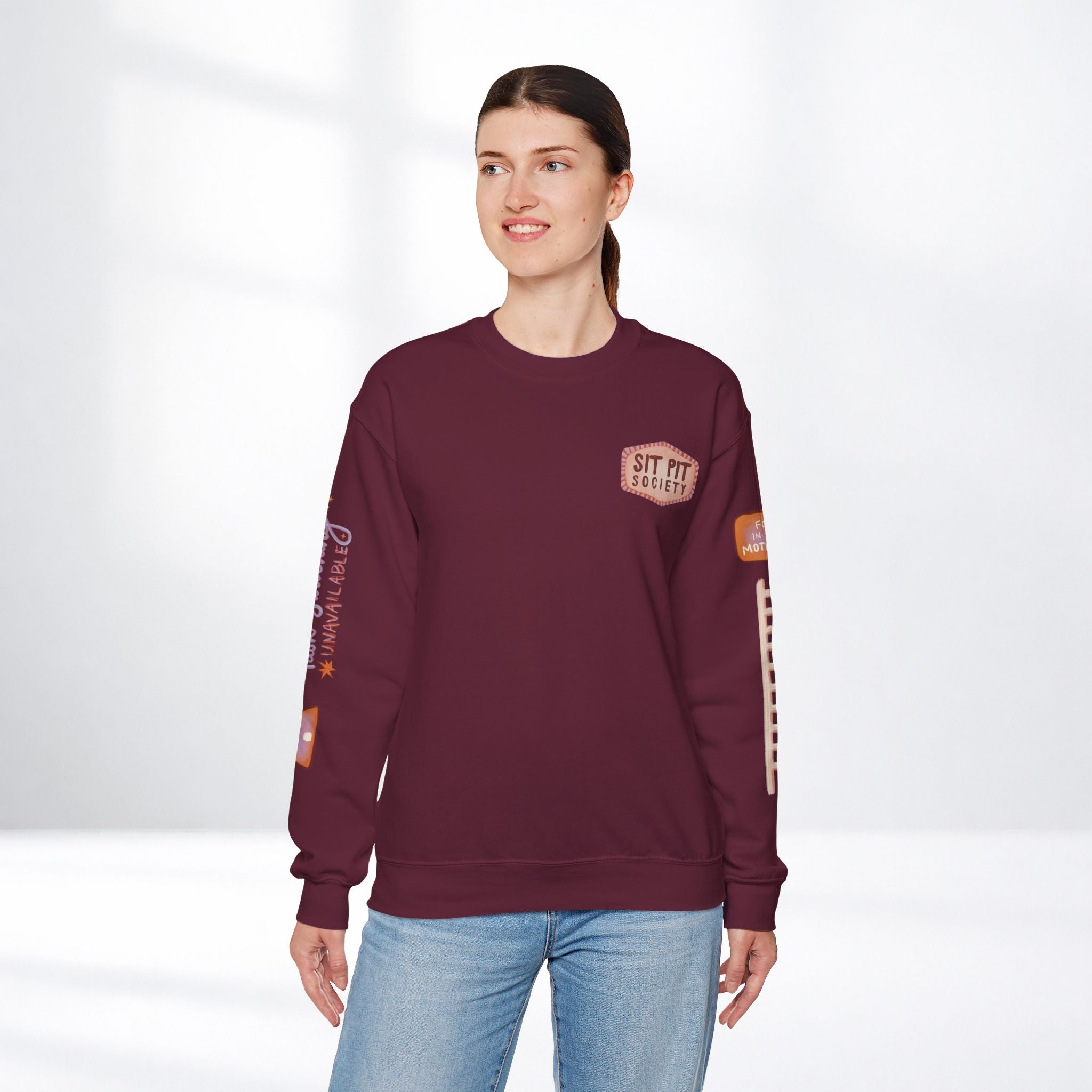 Sit Pit Society Crewneck Sweatshirt