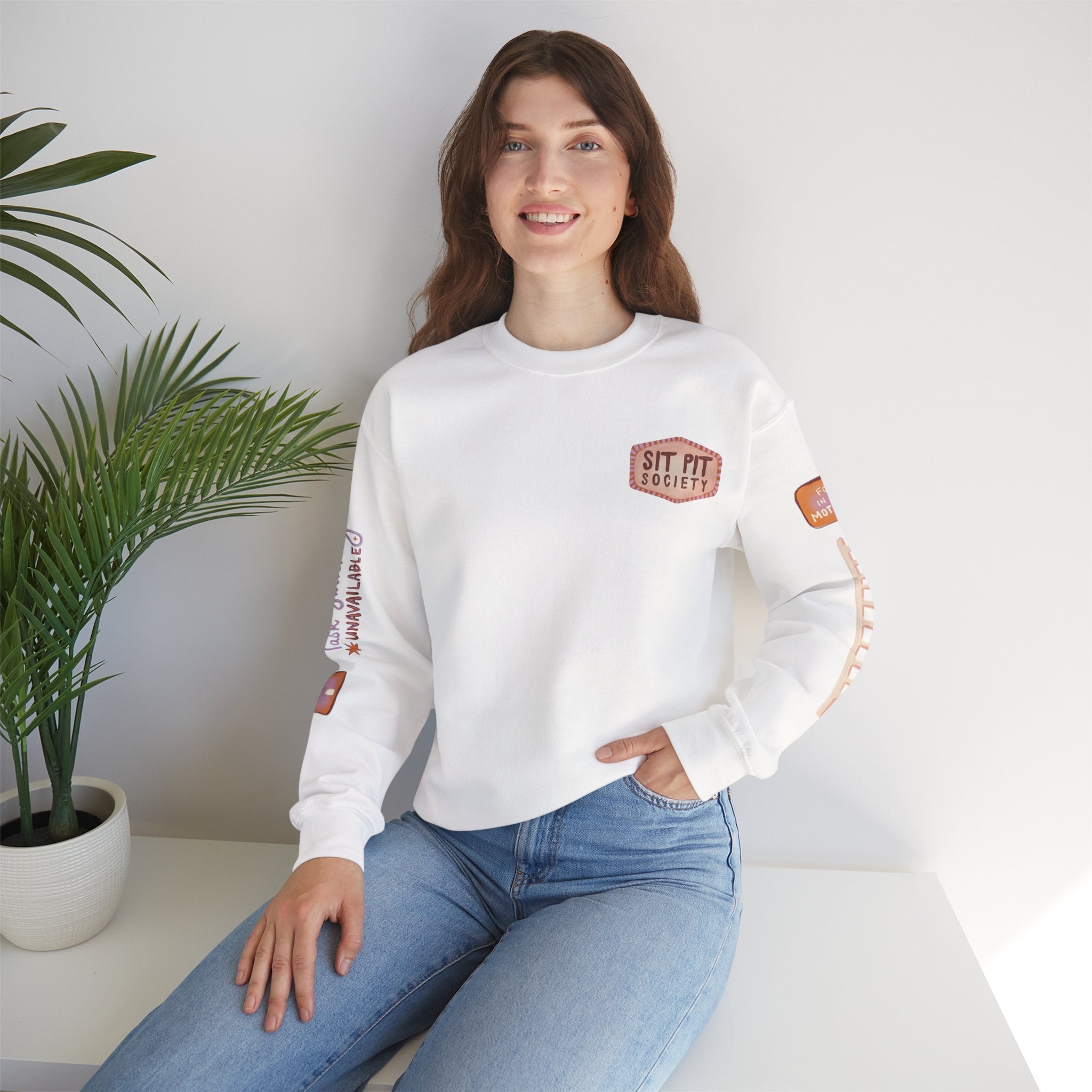 Sit Pit Society Crewneck Sweatshirt