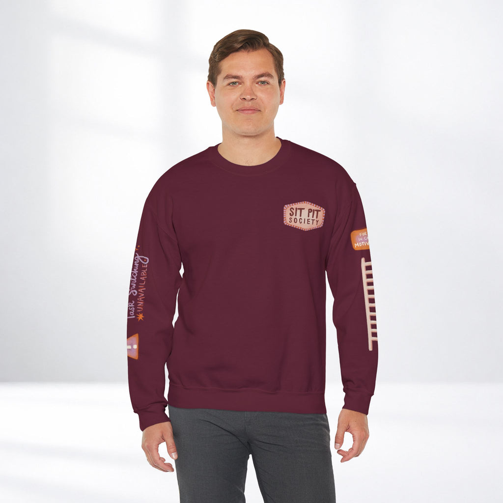 Sit Pit Society Crewneck Sweatshirt