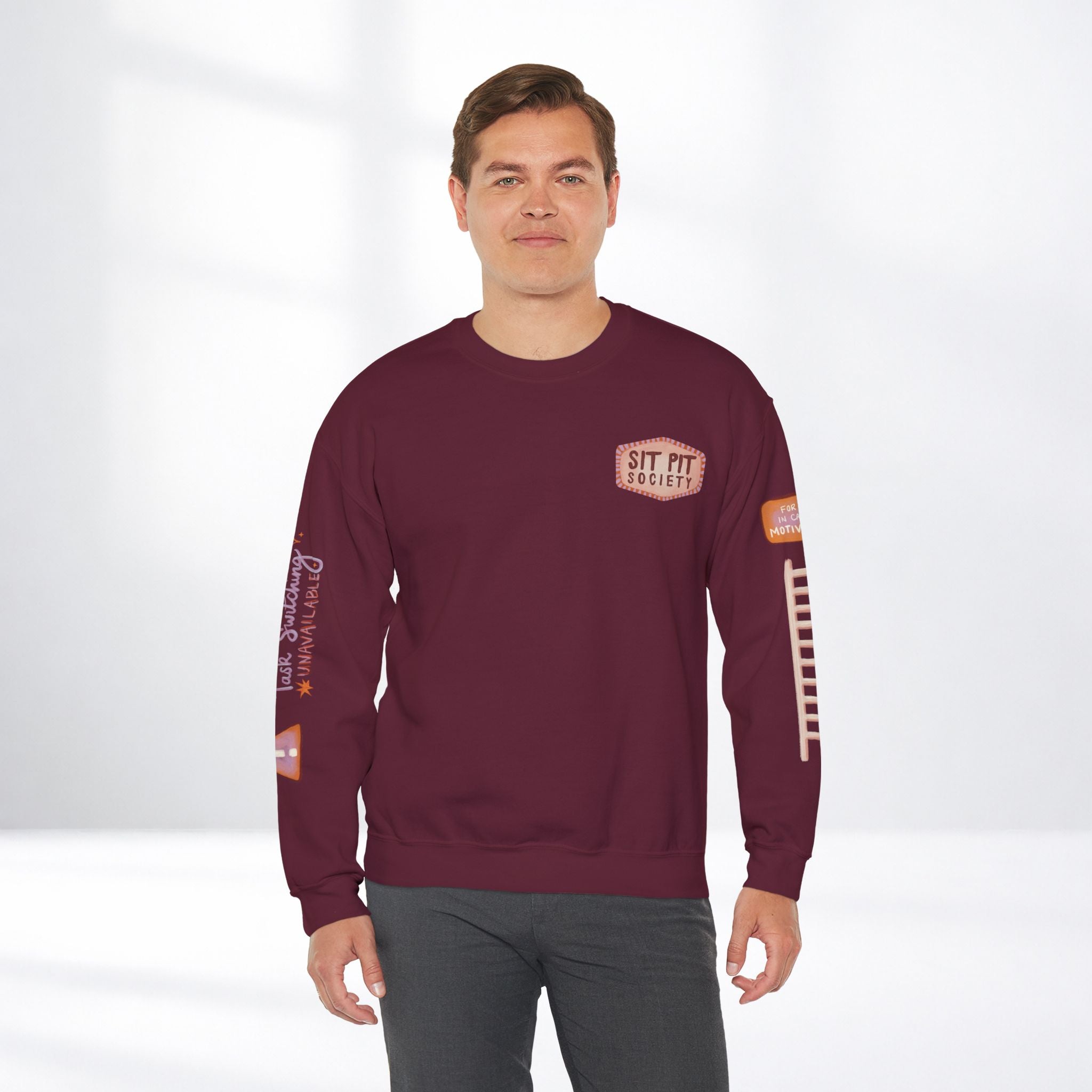 Sit Pit Society Crewneck Sweatshirt