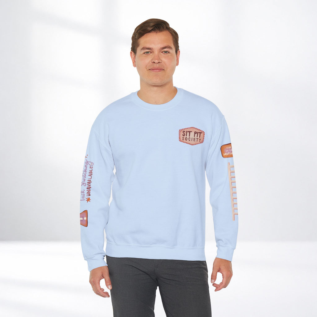 Sit Pit Society Crewneck Sweatshirt