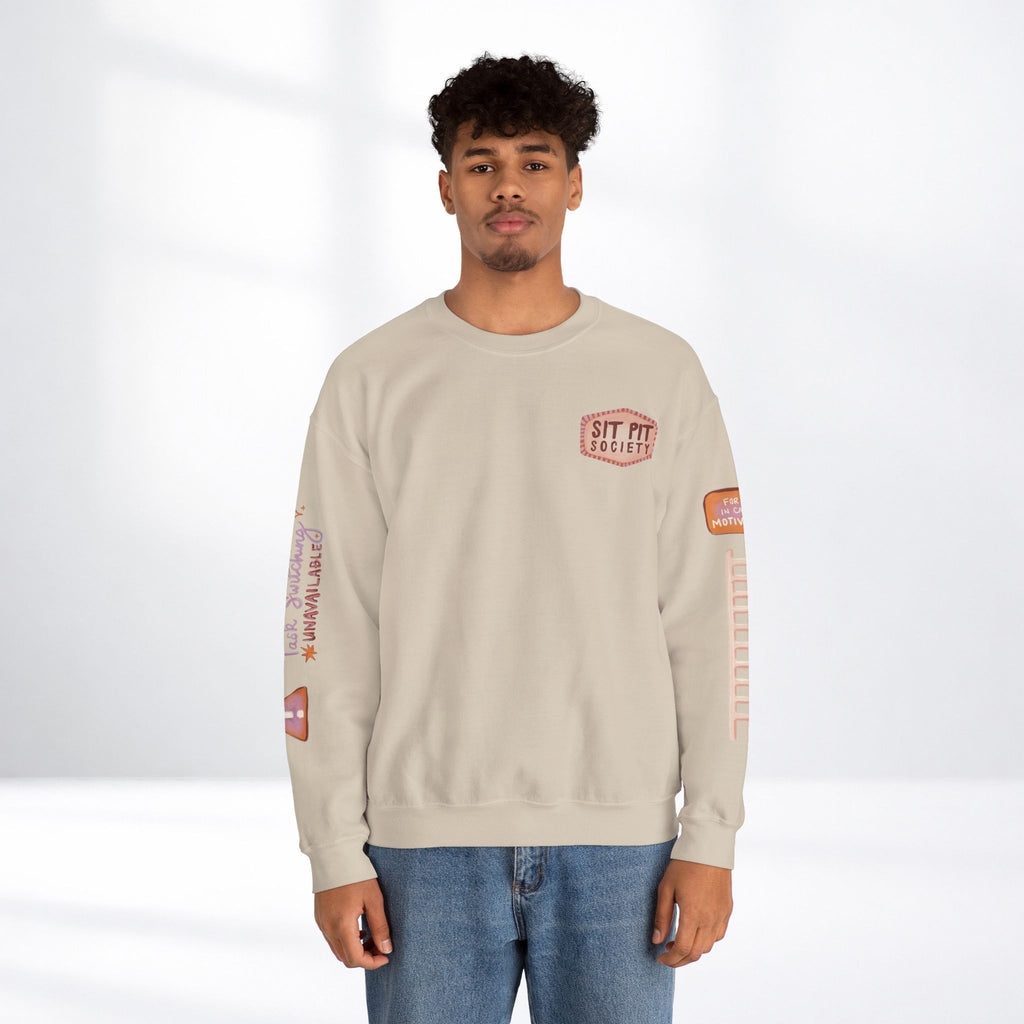Sit Pit Society Crewneck Sweatshirt