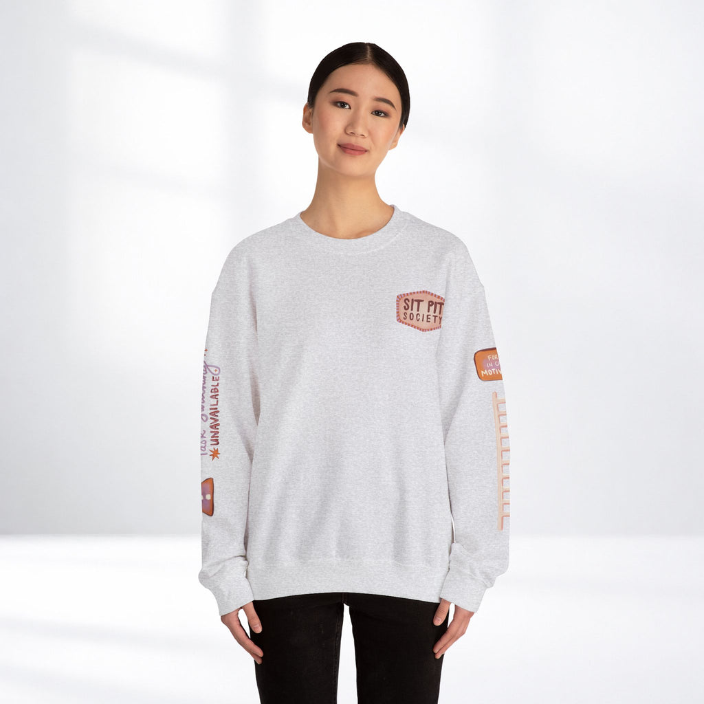Sit Pit Society Crewneck Sweatshirt