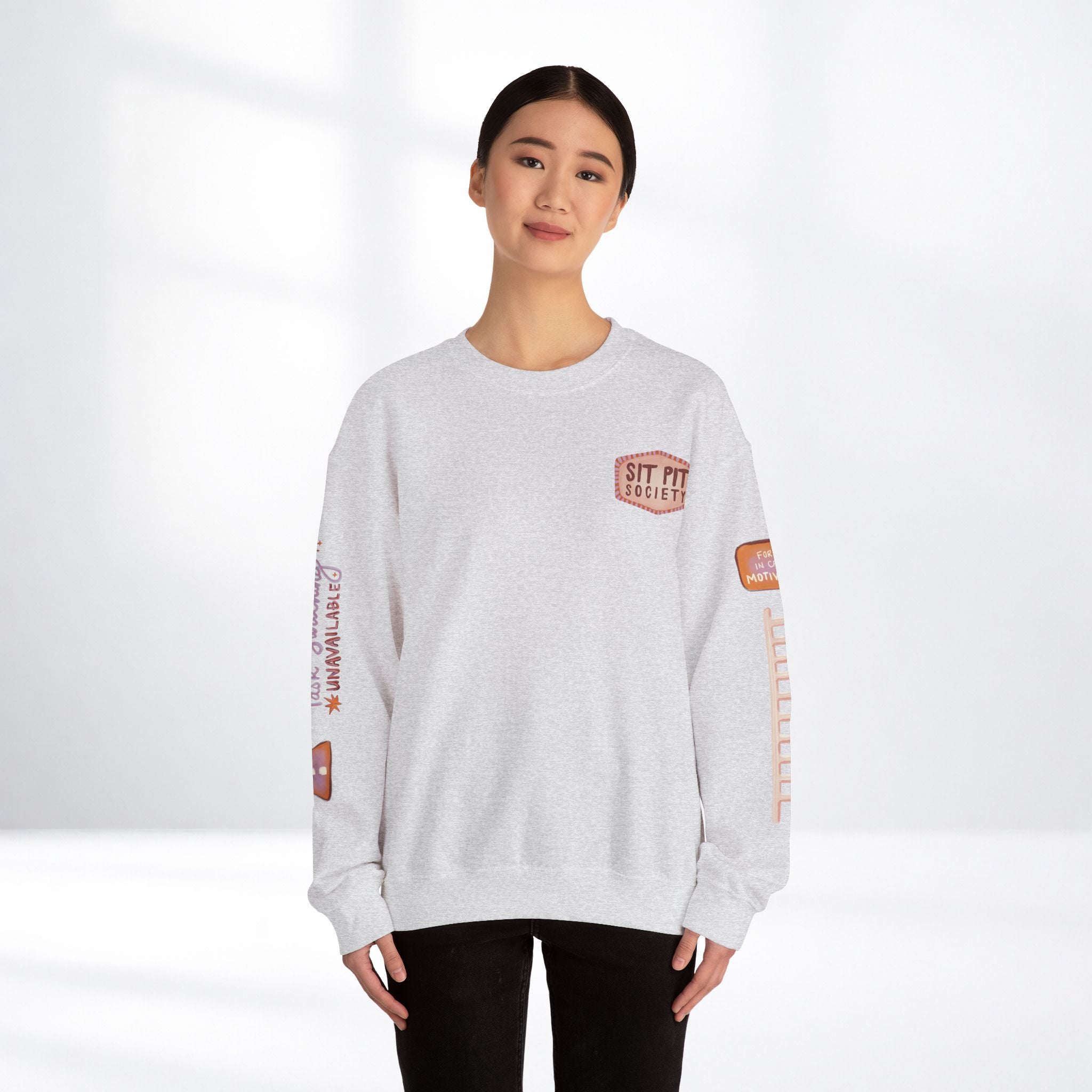 Sit Pit Society Crewneck Sweatshirt