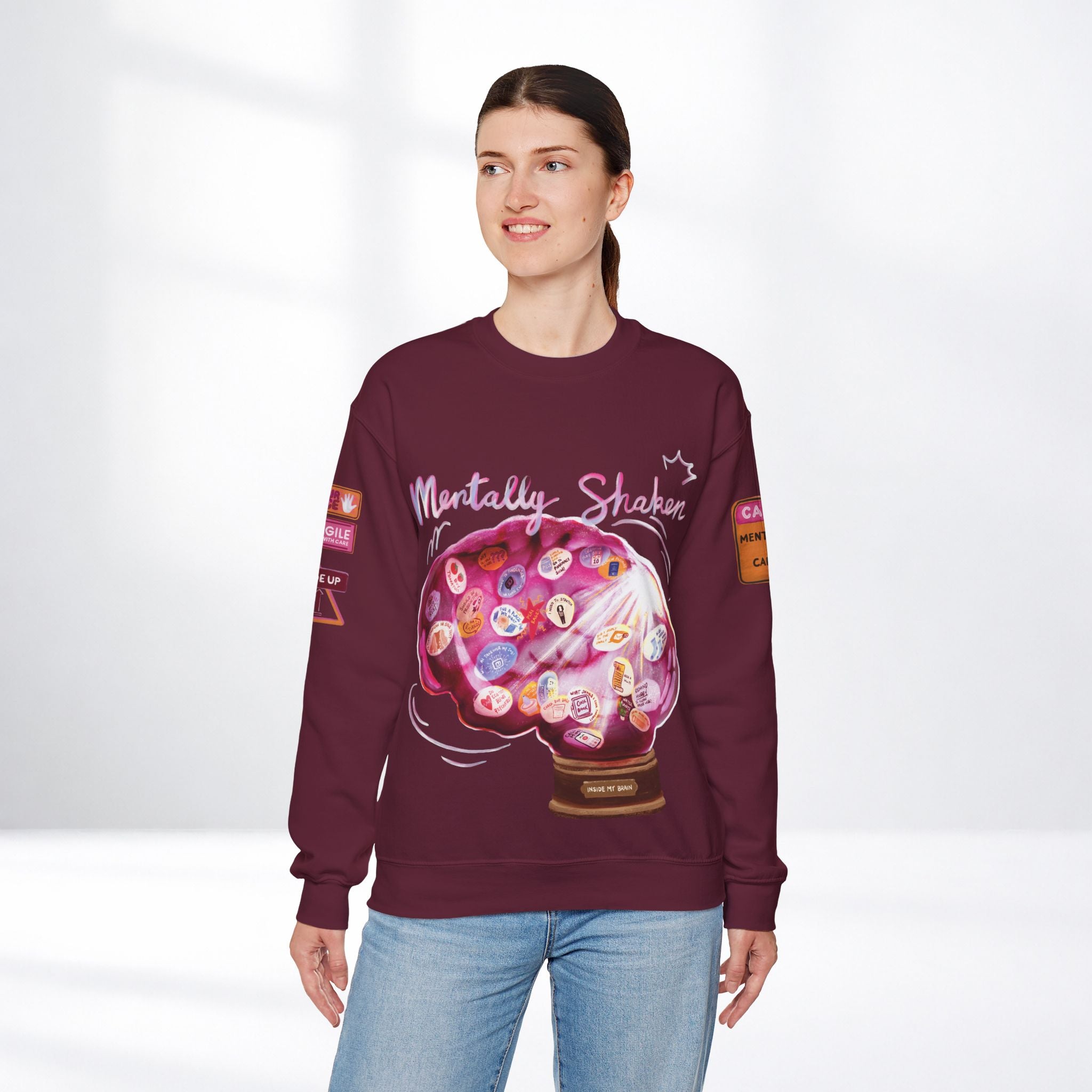 Mentally Shaken Crewneck Sweatshirt