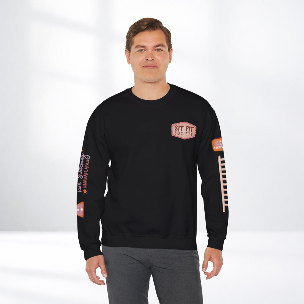 Sit Pit Society Crewneck Sweatshirt