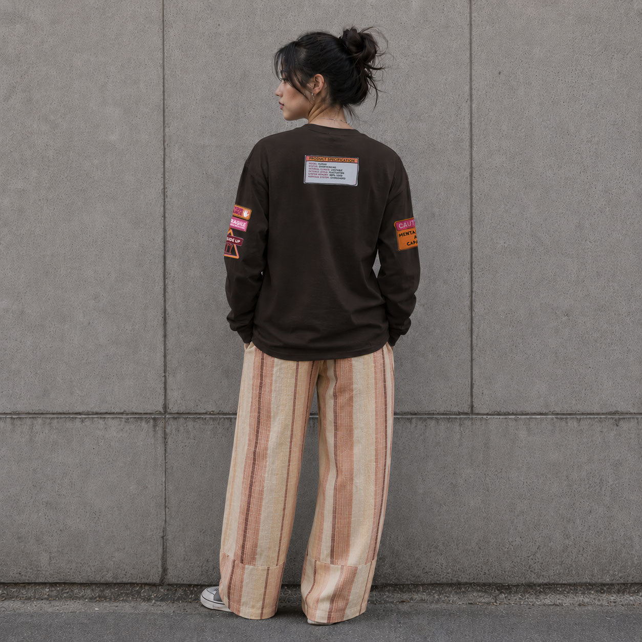 Mentally Shaken Cotton Long Sleeve Tee
