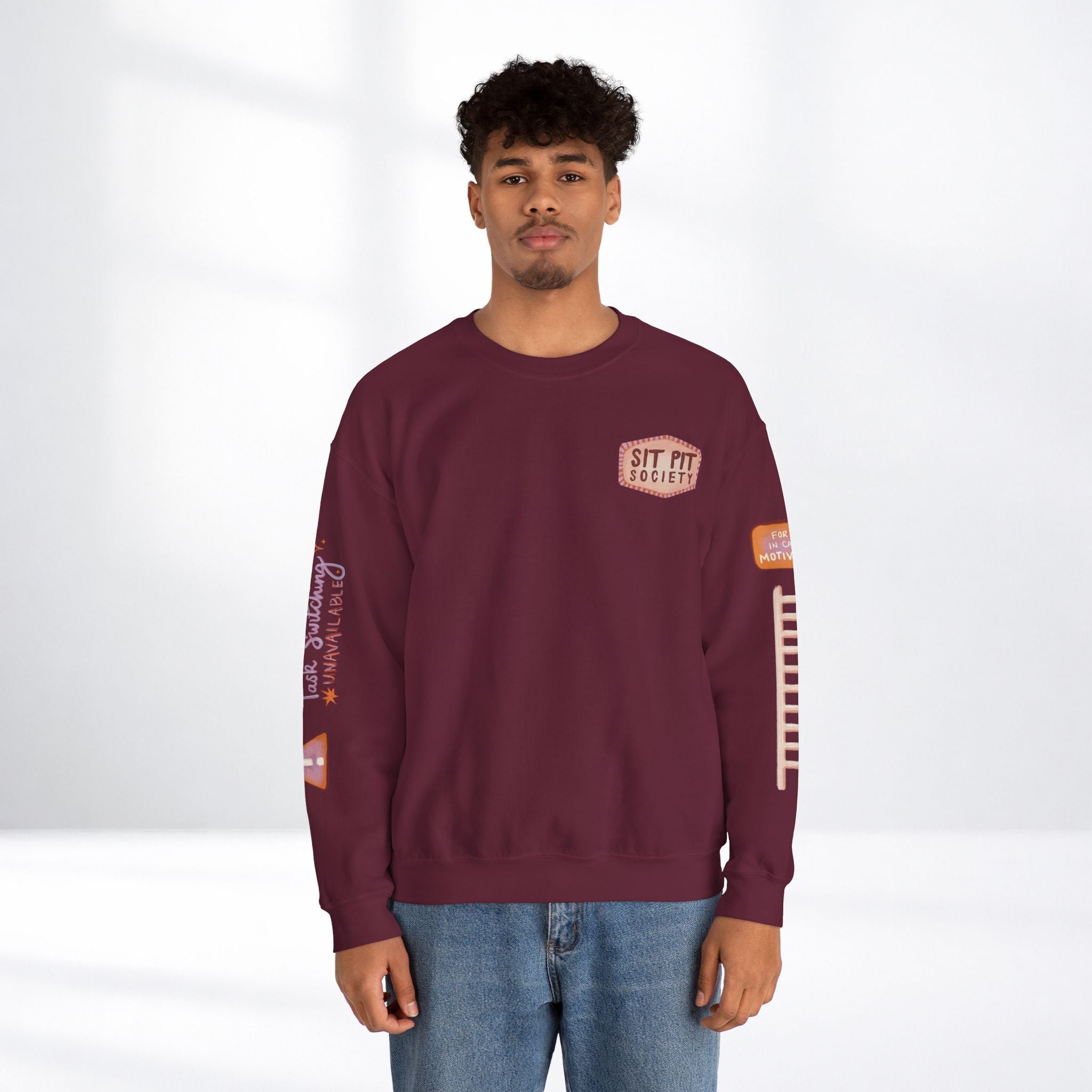 Sit Pit Society Crewneck Sweatshirt