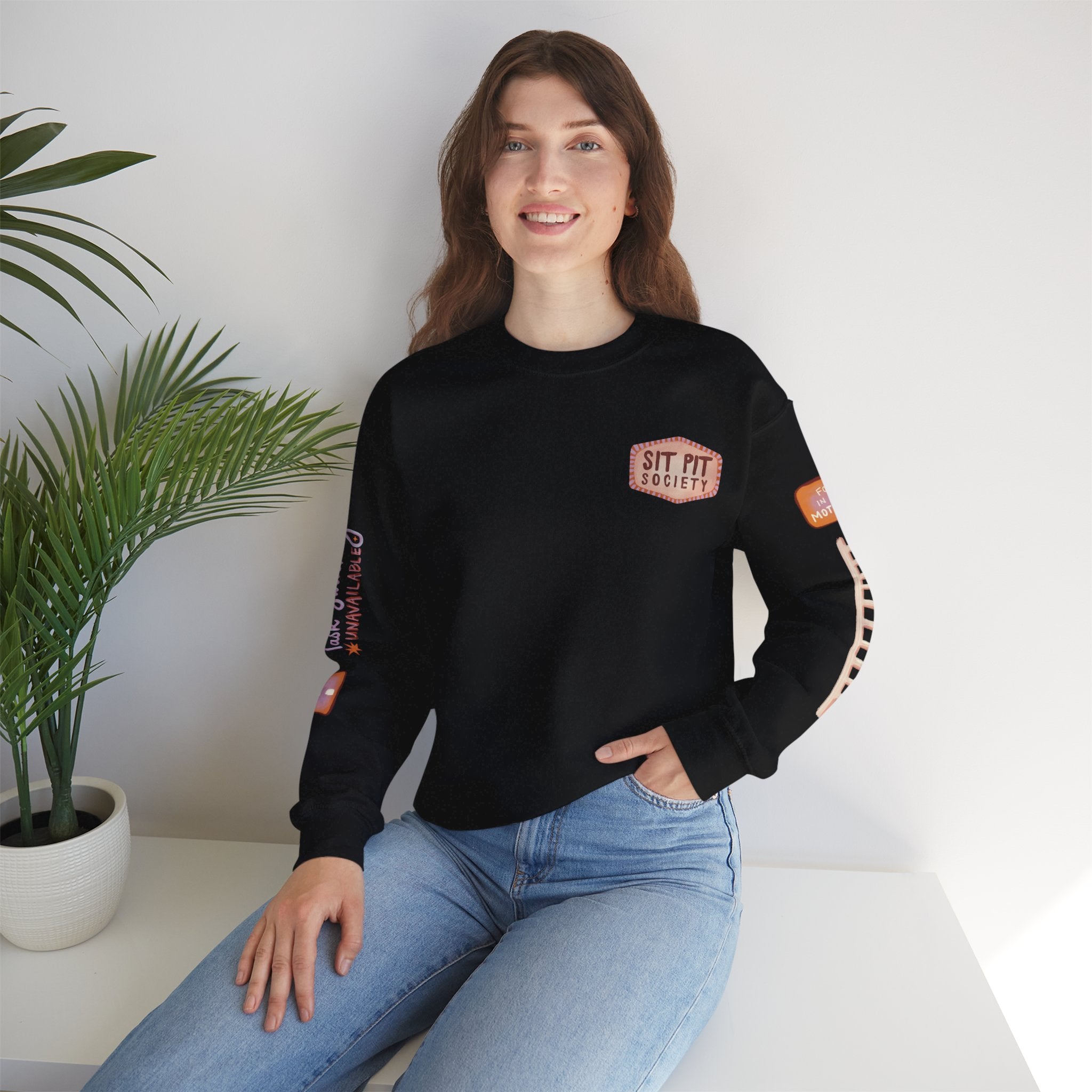 Sit Pit Society Crewneck Sweatshirt
