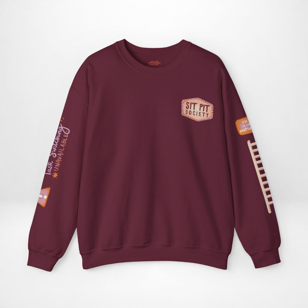 Sit Pit Society Crewneck Sweatshirt