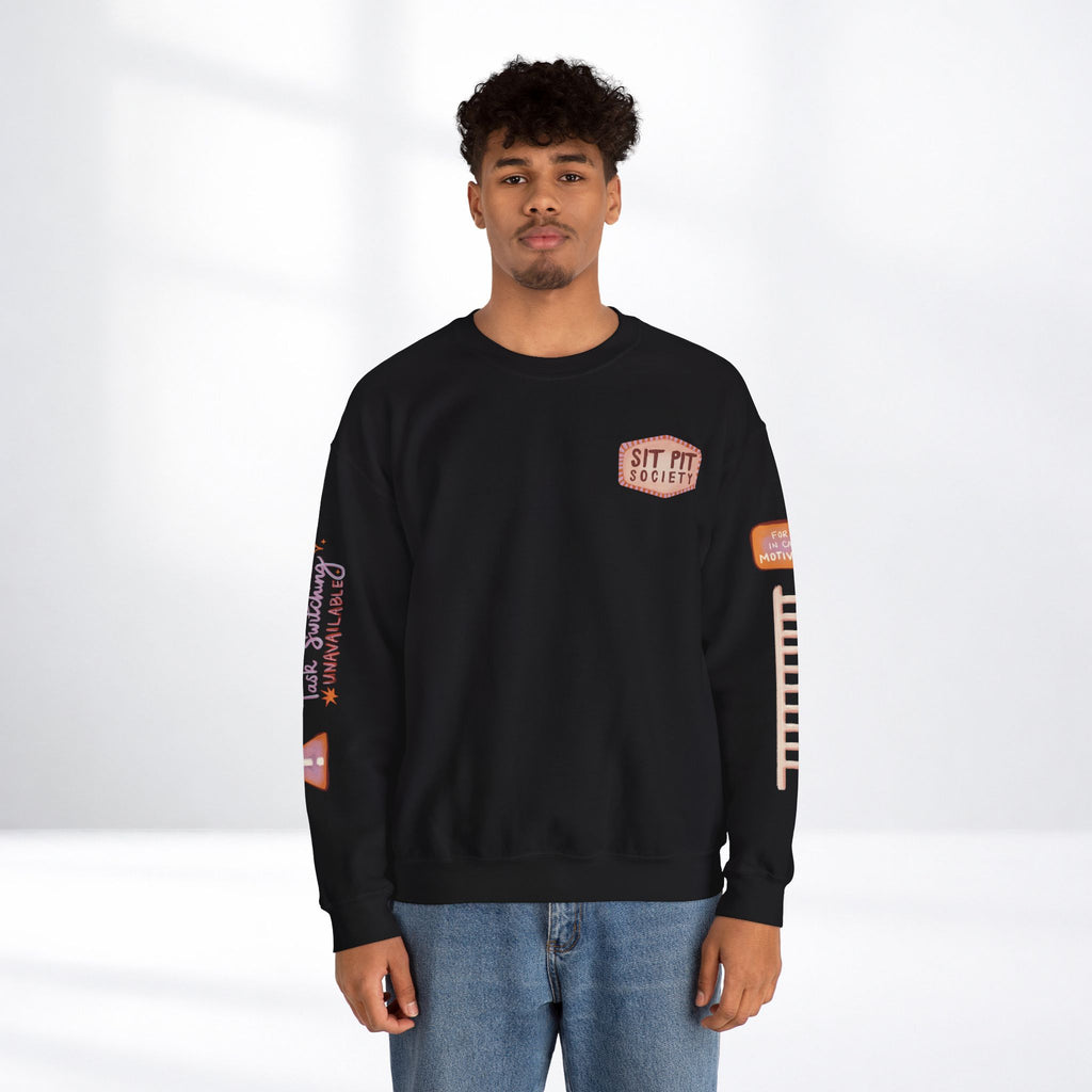 Sit Pit Society Crewneck Sweatshirt