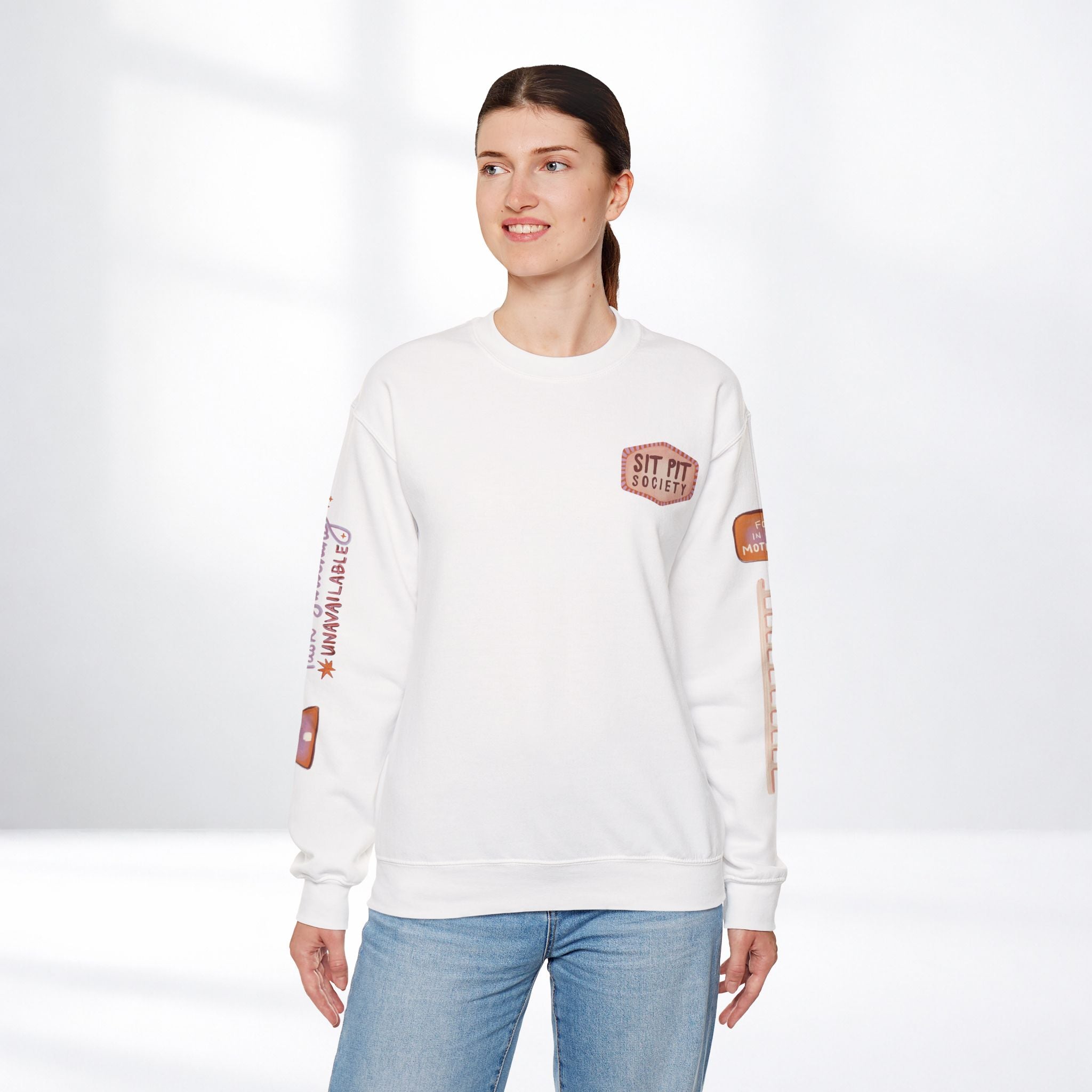 Sit Pit Society Crewneck Sweatshirt