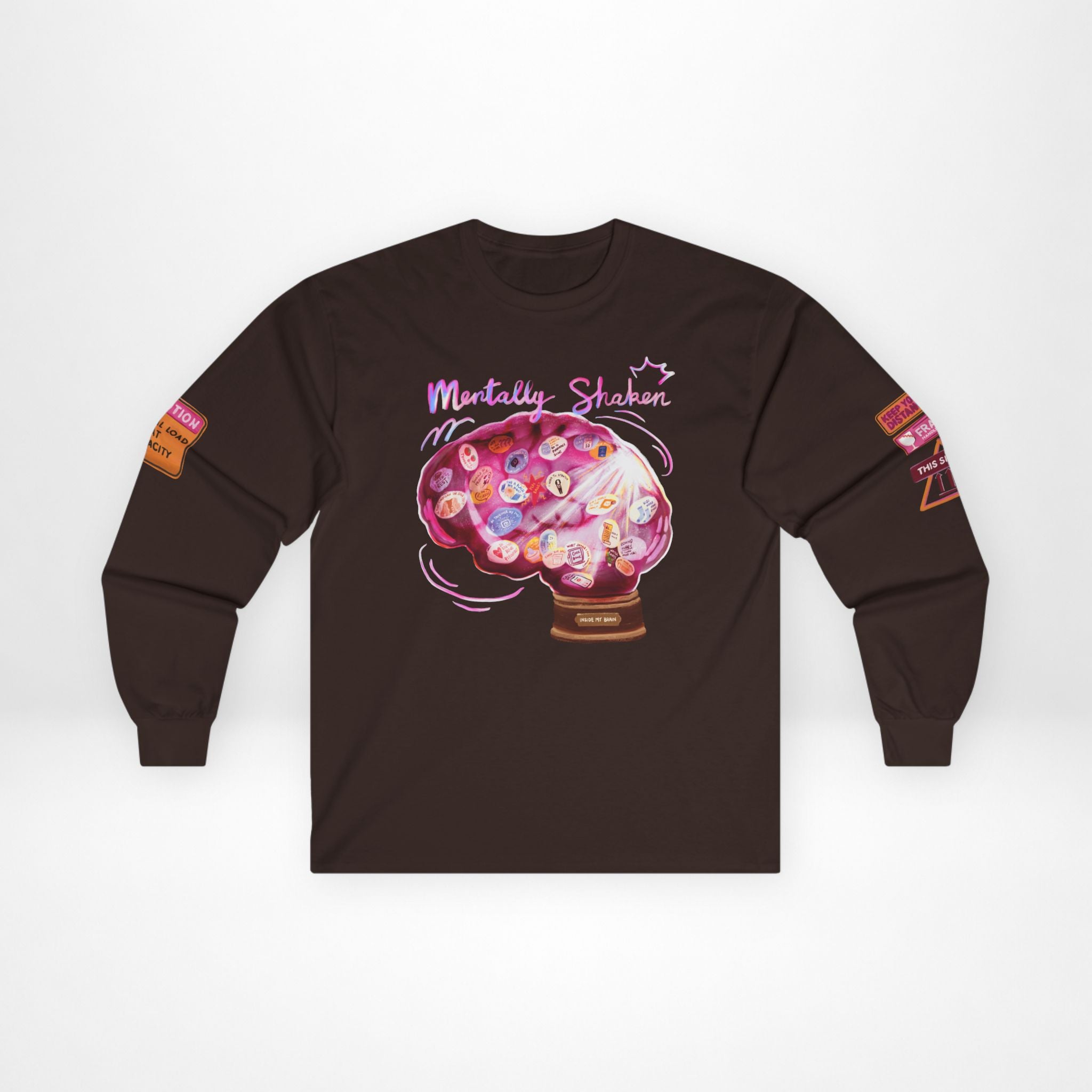 Mentally Shaken Cotton Long Sleeve Tee